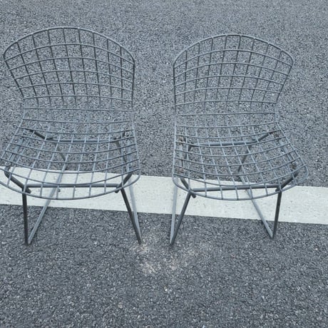 70s Knoll wire chair set kids