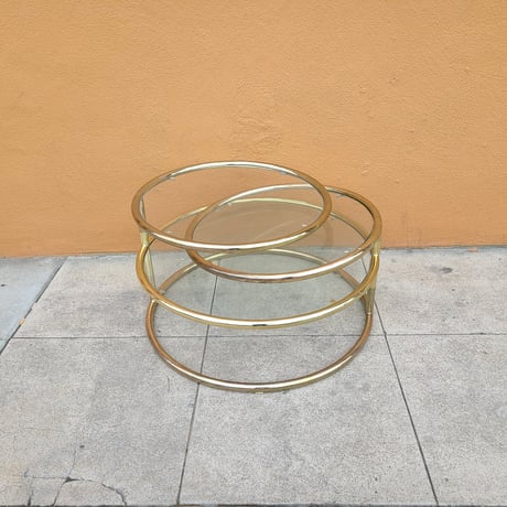70s Hollywood regency golden table