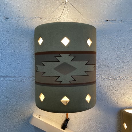 80s Navajo wall lamp