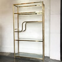 70s Hollywood regency shelf