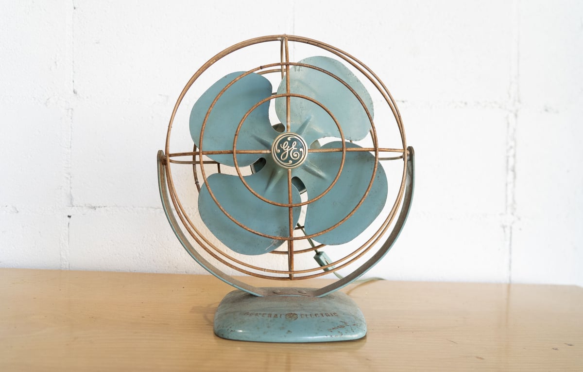超希少 50s General Electric 扇風機 ライトブルー fit=scale-down,w=1200