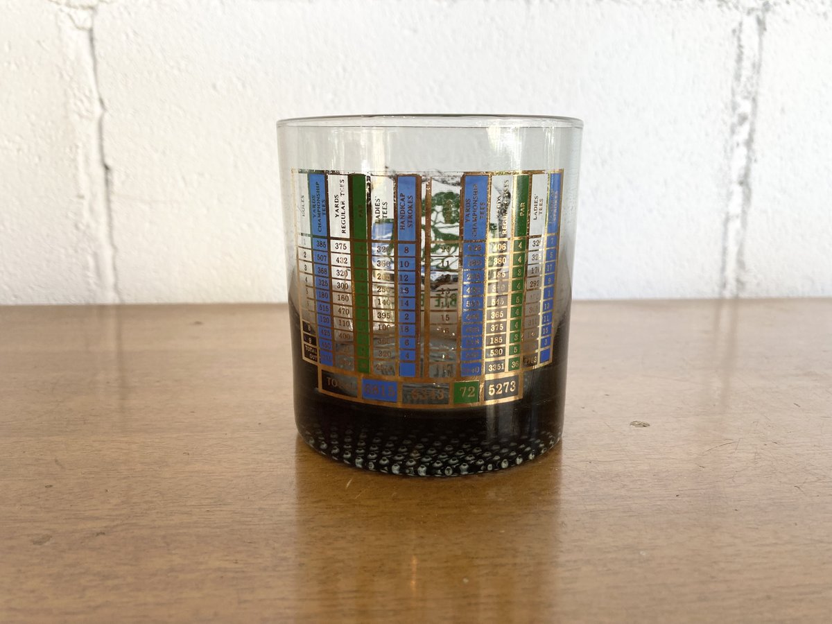 70s PEBBLE BEACH glass | The NOON
