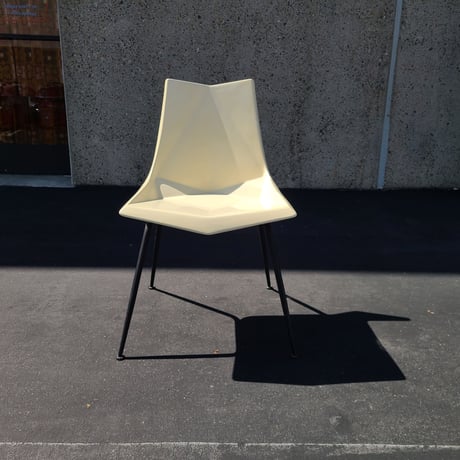 50s Paul McCobb origami chair  whtite