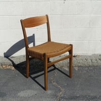 70s Papercord chair set
