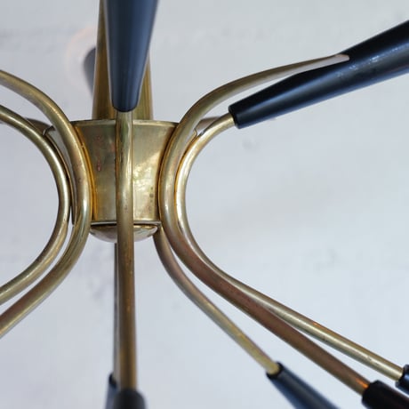 50s Germany sputnik lamp  Black