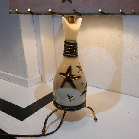 50s Starburst Fiberglass lamp set