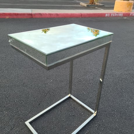 70s Hollywood regency mirror table