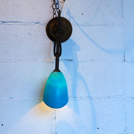 50s Blue wall lamp