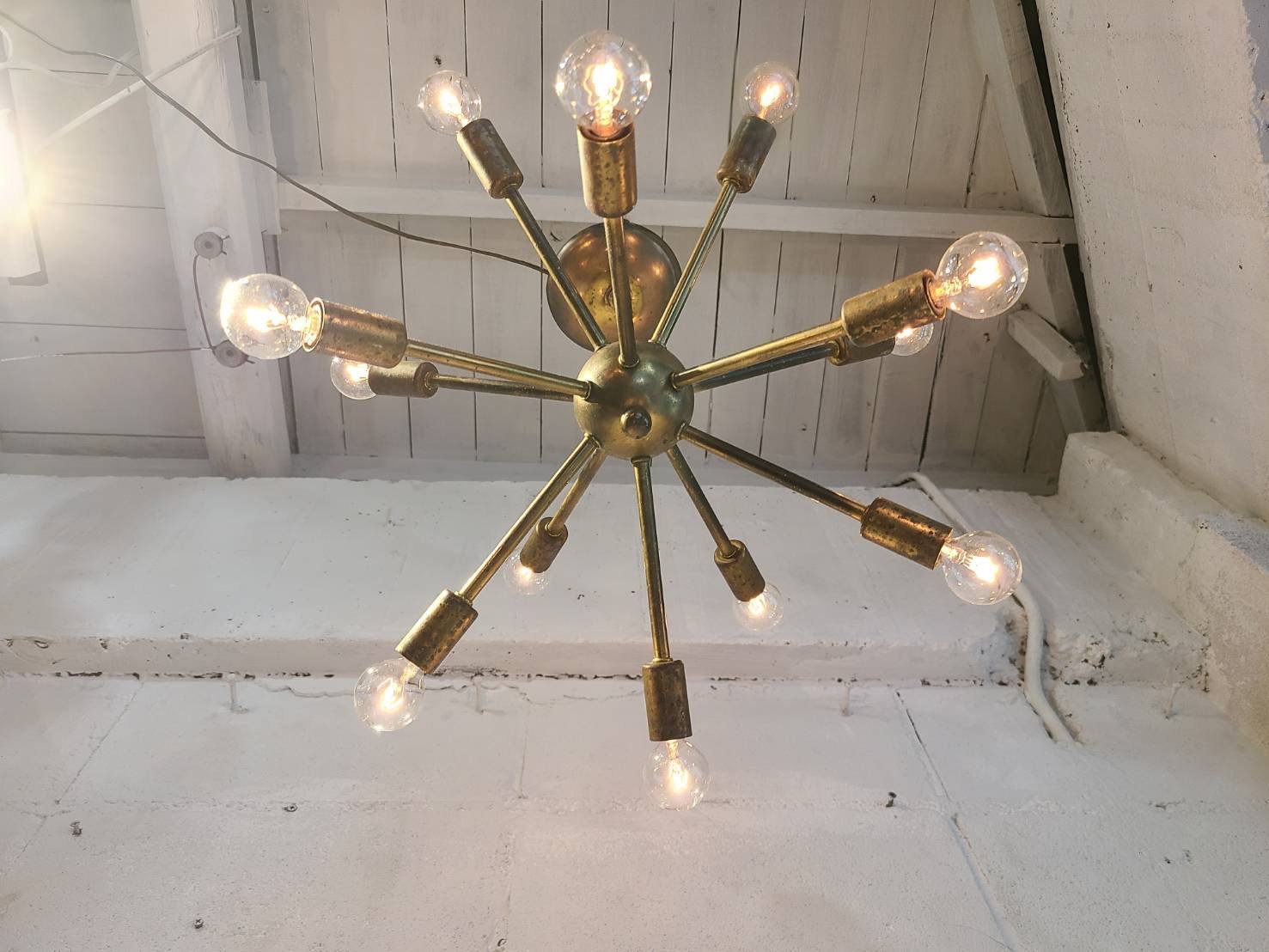 スプートニクランプ シャンデリア 50年代 フィフティーズ 50s sputnik lamp | The NOON