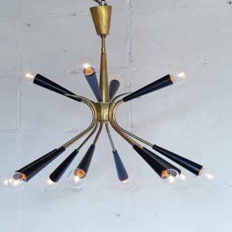 50s Germany sputnik lamp  Black