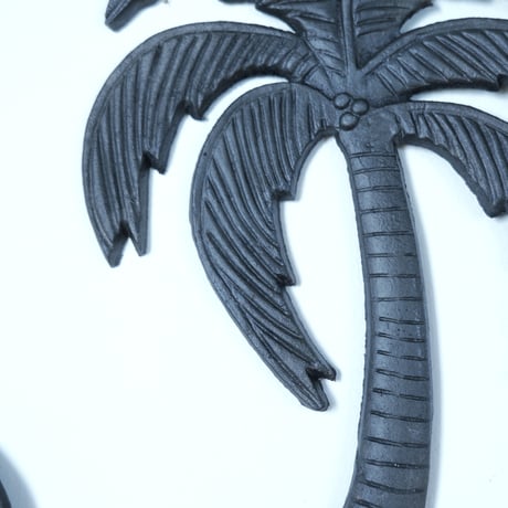 Five palm trees
