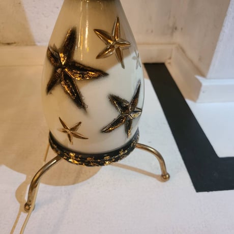 50s Starburst Fiberglass lamp set