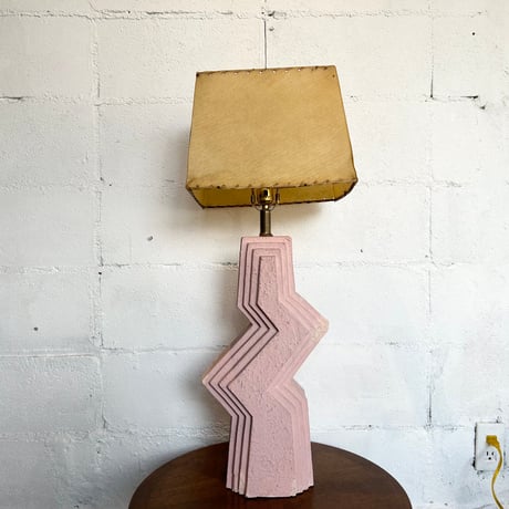 80s zigzag lamp