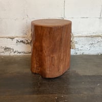 70s White rope tree trunk