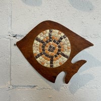 70s Tile fish hot pad