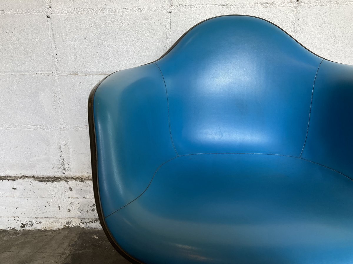 70年代　Eames　イームズ　アームシェルチェア　ナウガレザー　ビンテージ ハーマンミラー Herman Miller アームシェルチェア ナウガレザー