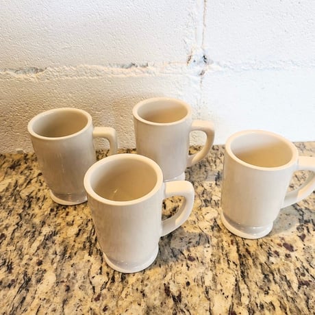 70s Heavy diner mug　set