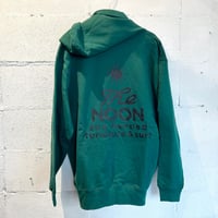 The NOON-Zip hoodie/deep green