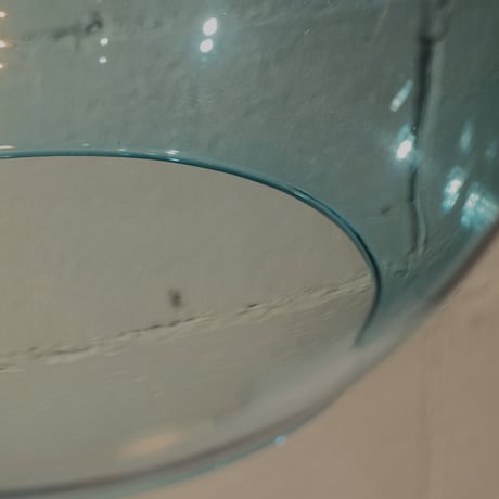 70s　Modern　Blue glass