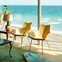 50s Paul McCobb origami chair set