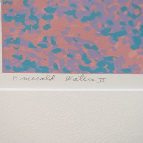 70-80s "Emerald Waters I&II" silkscreen