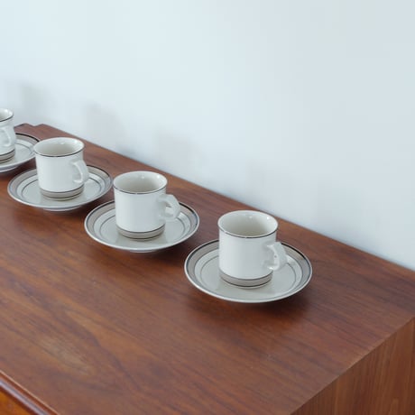70s Coffee cup set