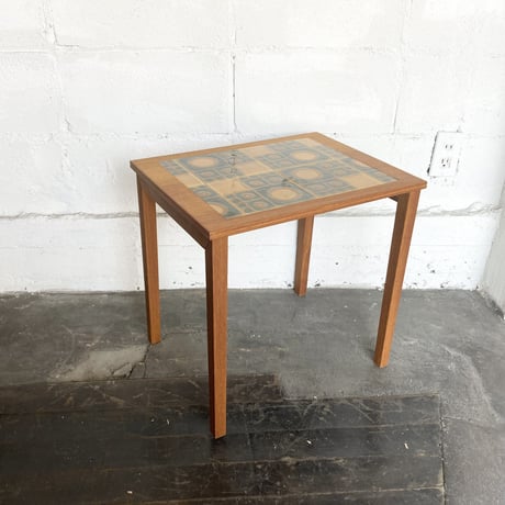 70s danish tile table