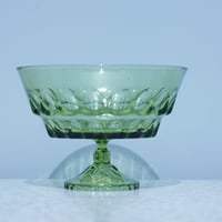 70s green Large glass