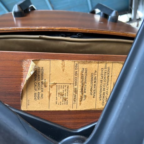 70s Eames chair & ottoman