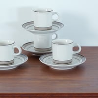 70s Coffee cup set