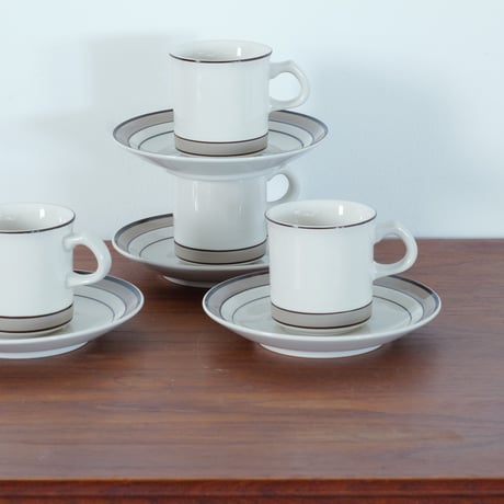70s Coffee cup set