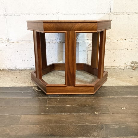 70s BROWN SALTMAN marble low table
