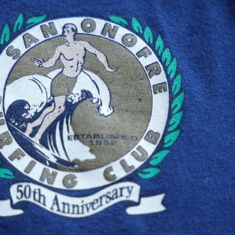 90s San Onofre Surfing Club T Shirt 50th Navy  XL