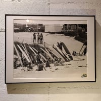 60s Surf Photo of Malibu- by Leroy Grannis