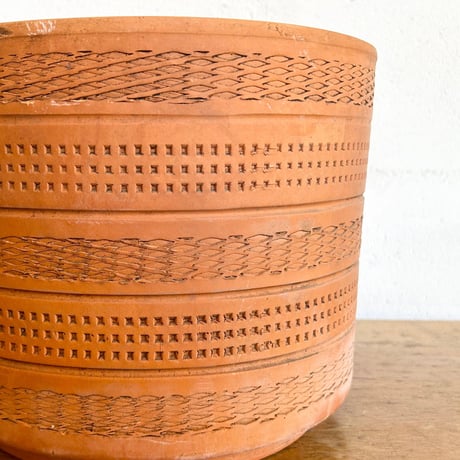 70s Italian terracotta pot