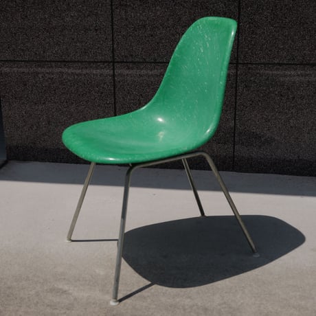 70s Eames　Kadmium　green shell chair