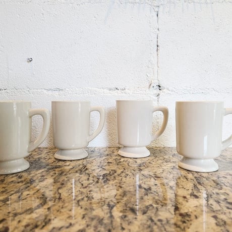 70s Heavy diner mug　set