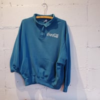 Blue Coca Cola sweat　80ｓ