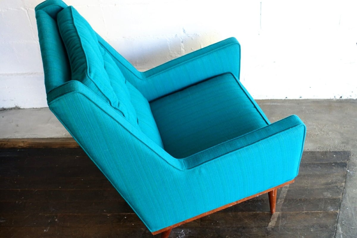60年代Milo baughmanシングルソファデッドストックビンテージ