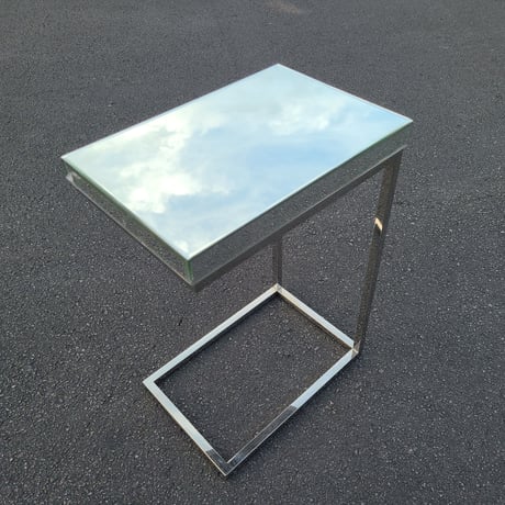70s Hollywood regency mirror table