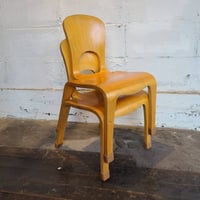 70s Kids plywood chair set