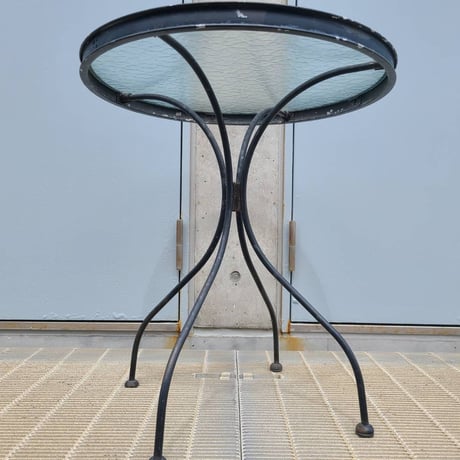 80s Glass table