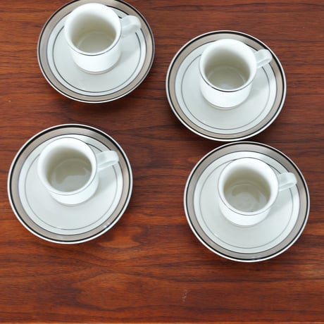 70s Coffee cup set