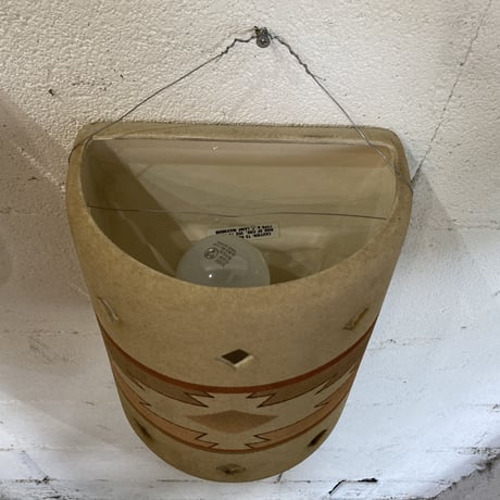 80s Navajo wall lamp