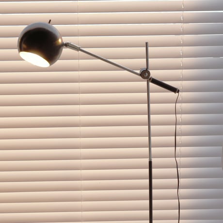 50s   Robert Sonneman   Crome Floor lamp