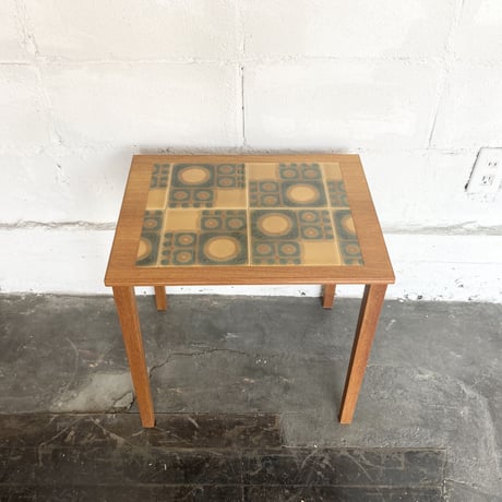 70s danish tile table