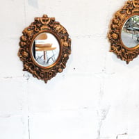 80s Bronze mirror