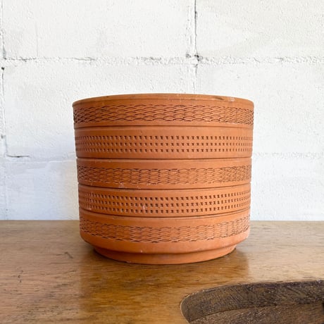 70s Italian terracotta pot