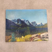 Mountain view oilpainting