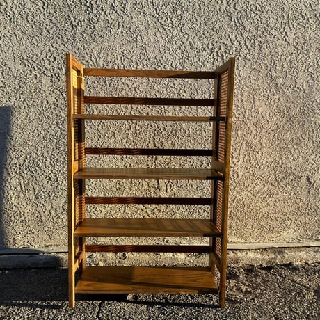 70s Rattan shelf